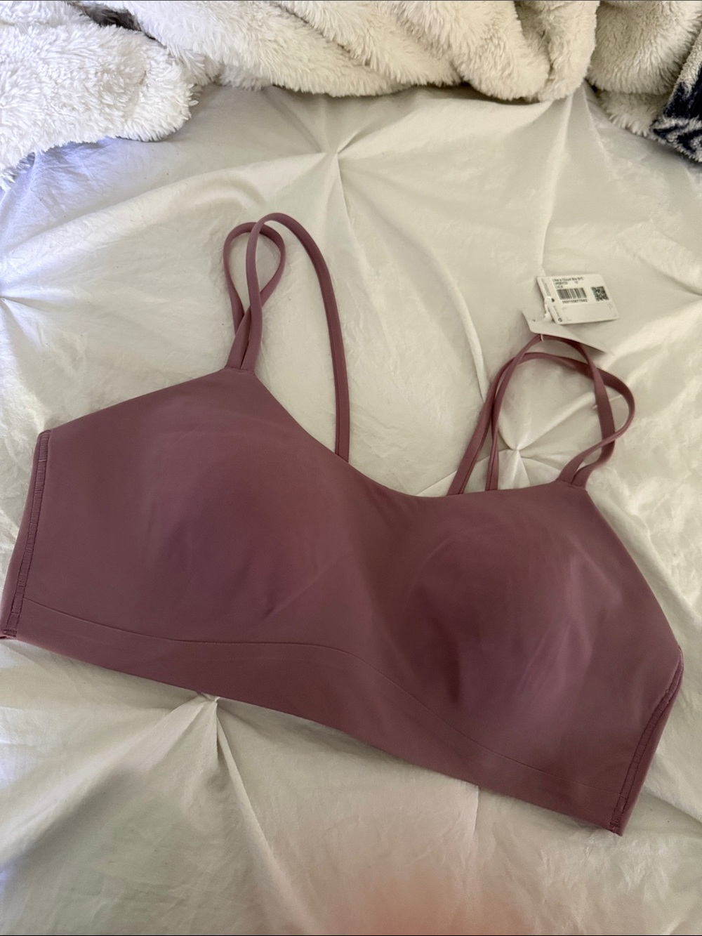 lululemon athletica Mauve Multi-Strap Light Support Sports Bra